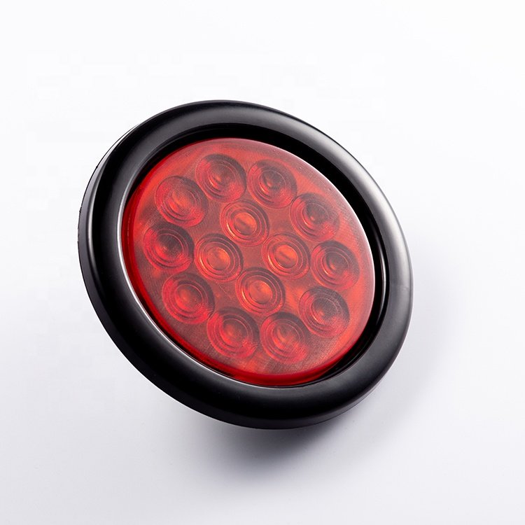 4 Inch DOT Round Stop LED Truck LED Tail Lights lamps with super thin and low profile design and competitive price