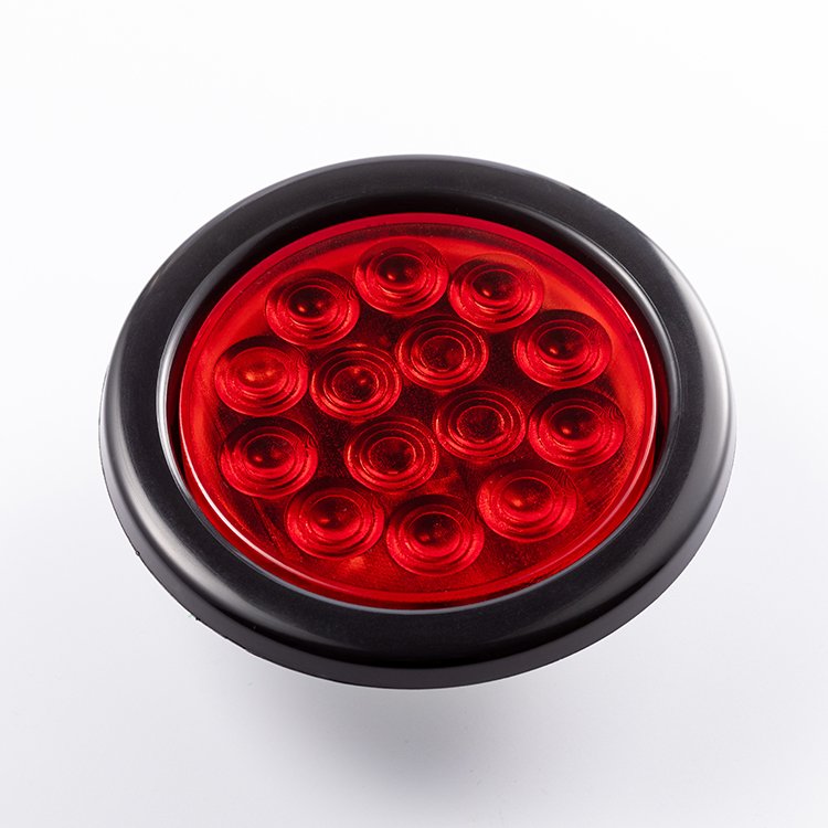 4 Inch DOT Round Stop LED Truck LED Tail Lights lamps with super thin and low profile design and competitive price