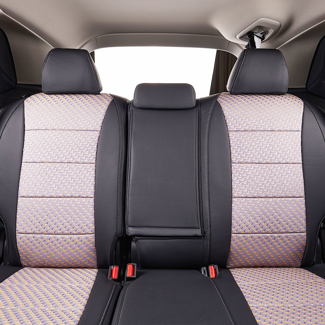 EKR Premium Leather Car Seat Covers Full Covered Fit Set Car Accessories Cushion Cover for Toyota Camry/CHR/Rav4