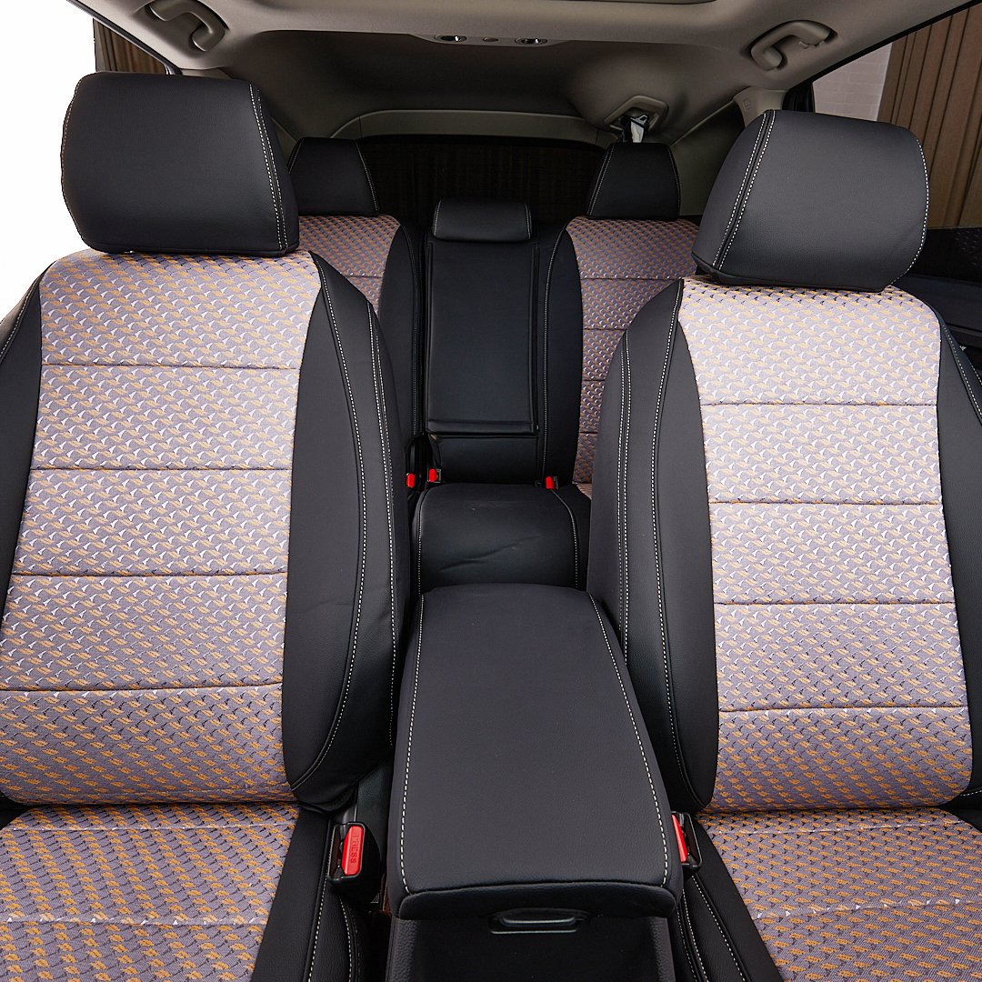 EKR Premium Leather Car Seat Covers Full Covered Fit Set Car Accessories Cushion Cover for Toyota Camry/CHR/Rav4