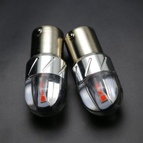 Red Color Strobe Flashing Function Brake Light For Tail Car Bulbs 270LM 6SMD 3030 Led 1157 DRL Turn Signal Light