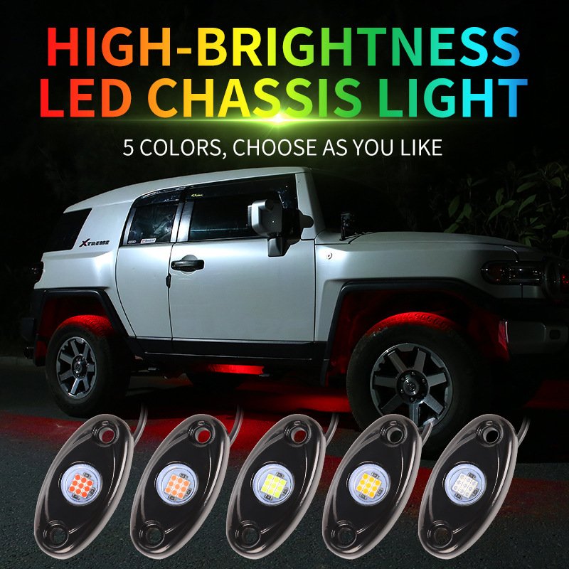 Other Car Light Accessories 12 Volt Green Led Rock Lights For Mini Truck Atv 4x4 Off Road Truck SUV