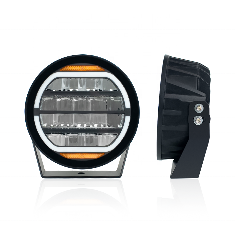 New 5/7/9INCH High Quality White Amber DRL Super Bright Spot Beam Car Accessories Truck Offroad 4x4Round Led Work Driving Light