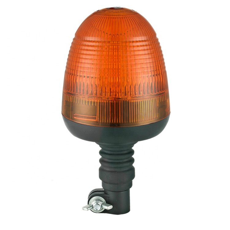 R65 Flexible Pole Mount Beacon Amber Flashing Agricultural Tractor Truck Auto Car Warning Light LED Beacon Light