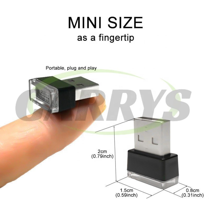 Mini LED USB Car Interior Light Neon Atmosphere Ambient Lamp Accessories