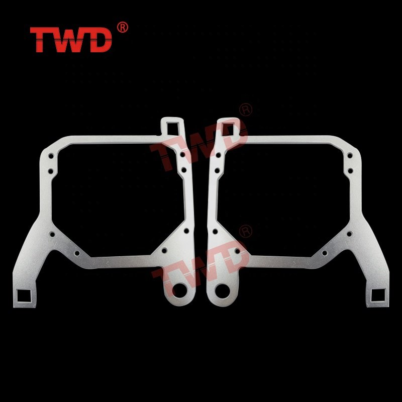 TWD Car Lens Frame Headlights Holder Metal Brackets Lamps Transition Adapter Headlight Accessories for Lex us 2004 LX 470