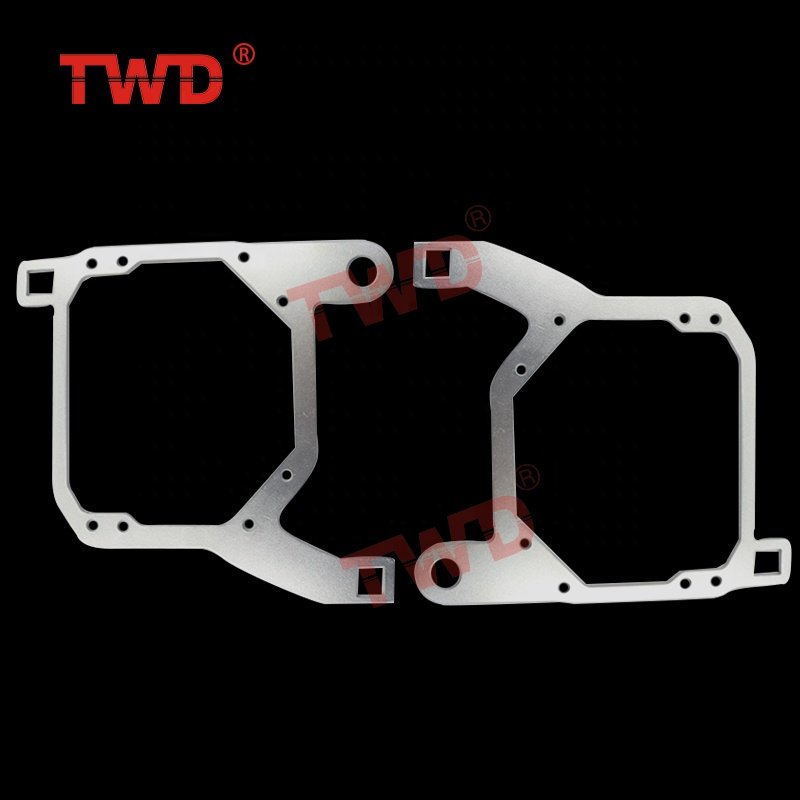 TWD Car Lens Frame Headlights Holder Metal Brackets Lamps Transition Adapter Headlight Accessories for Lex us 2004 LX 470