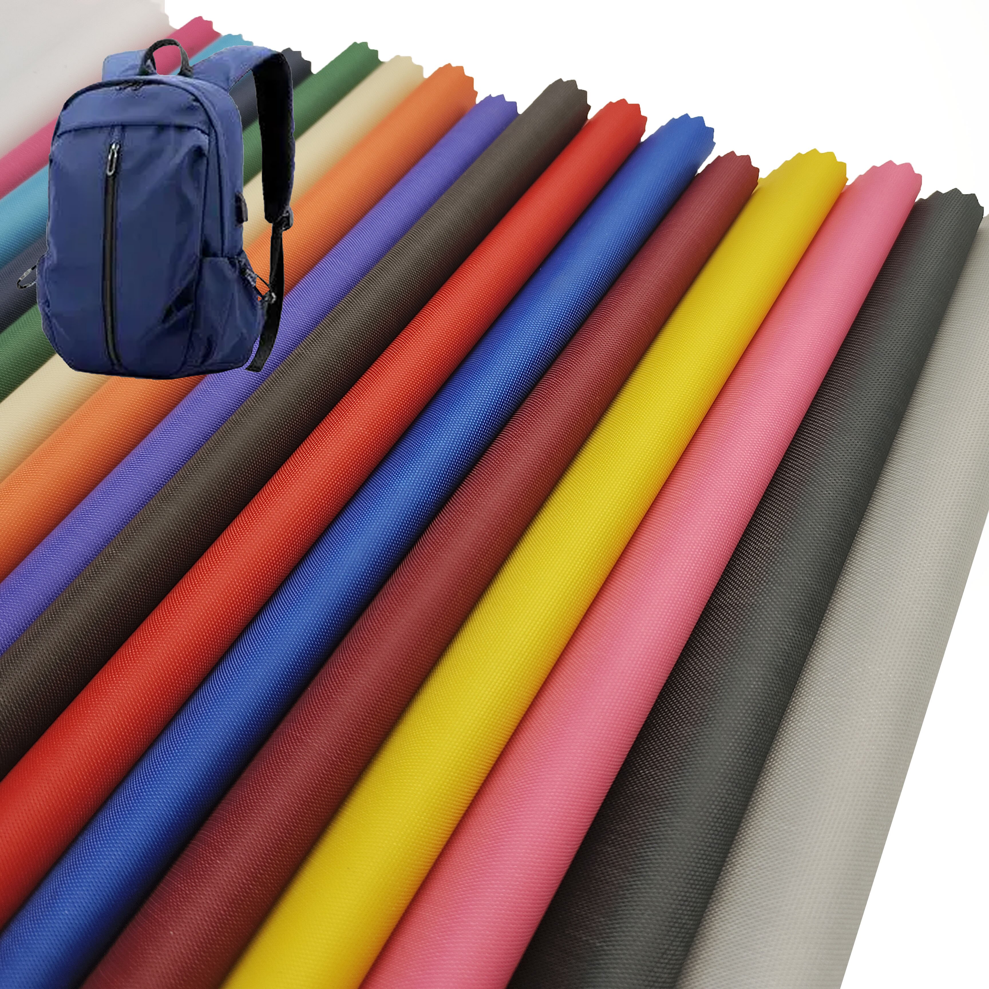 Cheap sell 420D 840D 100% polyester pu pvc coated oxford fabric for backpack fabric
