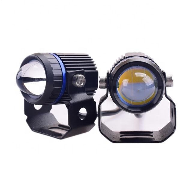 Motorcycle Spotlights led Headlight lens mini Driving Lights Work light Fog Lamp Bulb for Motorcycle Car Truck SUV ATY