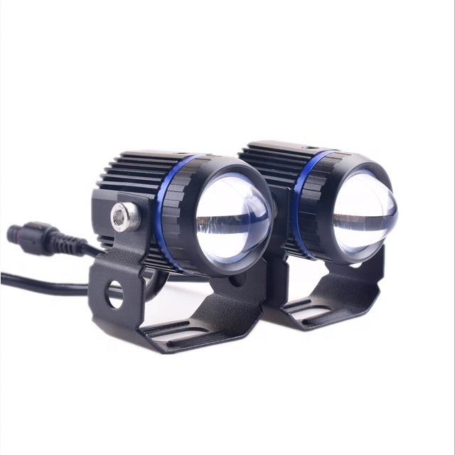 Motorcycle Spotlights led Headlight lens mini Driving Lights Work light Fog Lamp Bulb for Motorcycle Car Truck SUV ATY