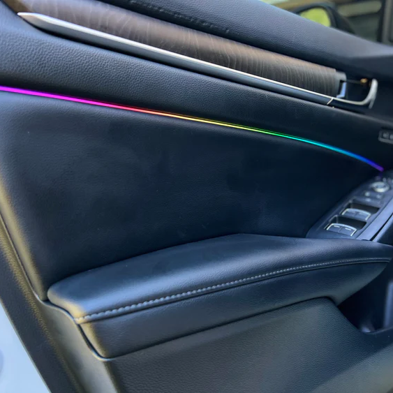 Car Interior Accessories 18 in 1 Car Interior Wireless Symphony Rainbow Colour Atmosphere Led Strip Ambeint Lighting