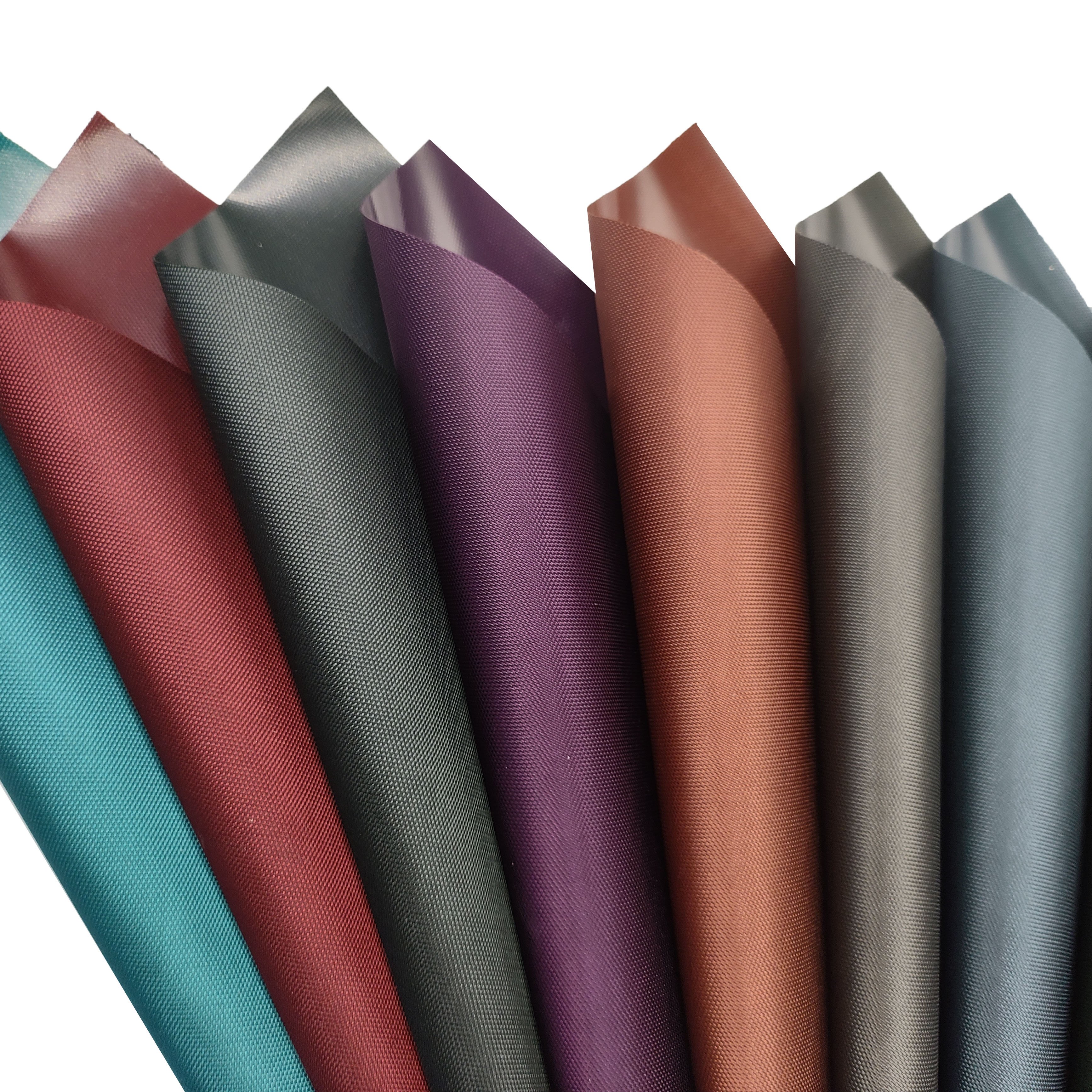 Transparent Bottom Fabric 100% Polyester Cordura Nylon Like Waterproof Lightweight and Breathable Pvc Pu Woven Oxford Fabric