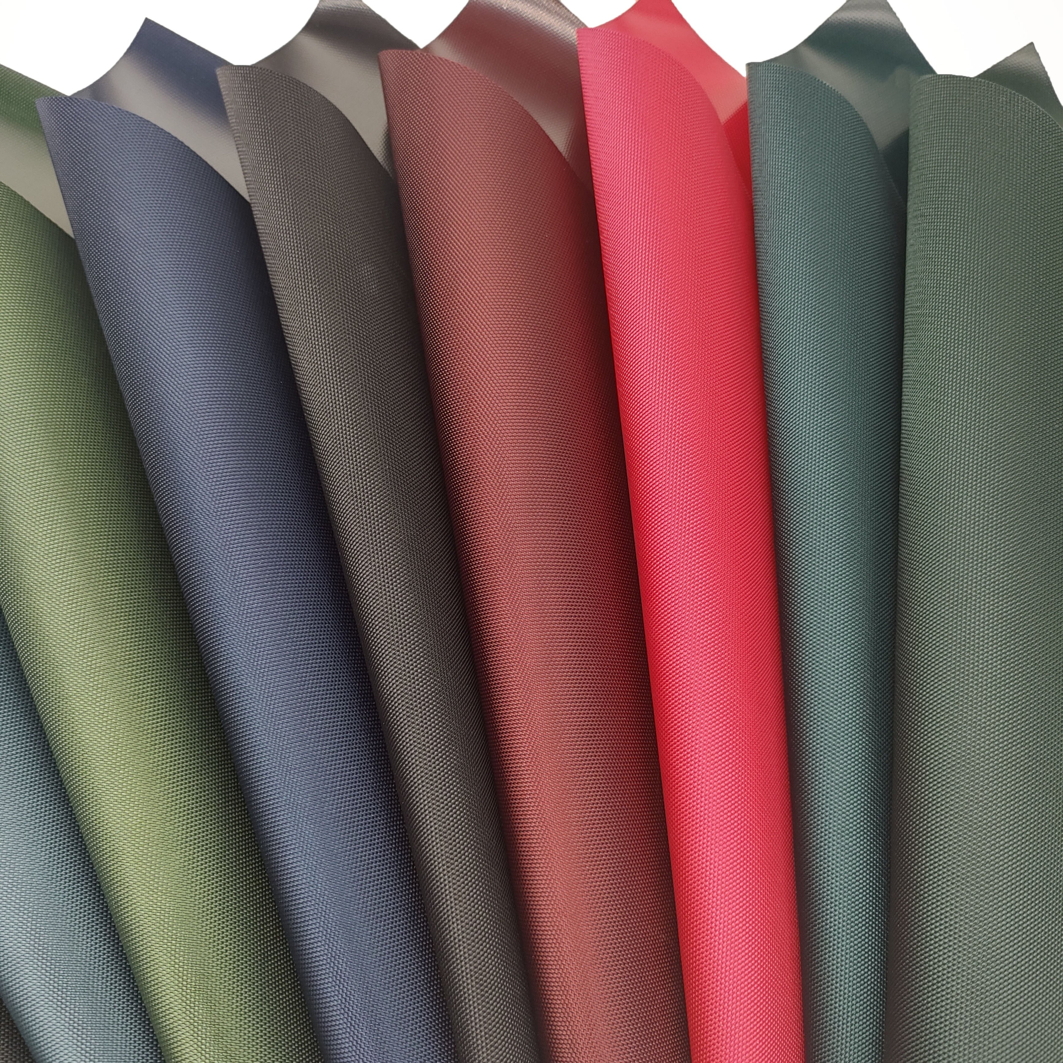 Transparent Bottom Fabric 100% Polyester Cordura Nylon Like Waterproof Lightweight and Breathable Pvc Pu Woven Oxford Fabric