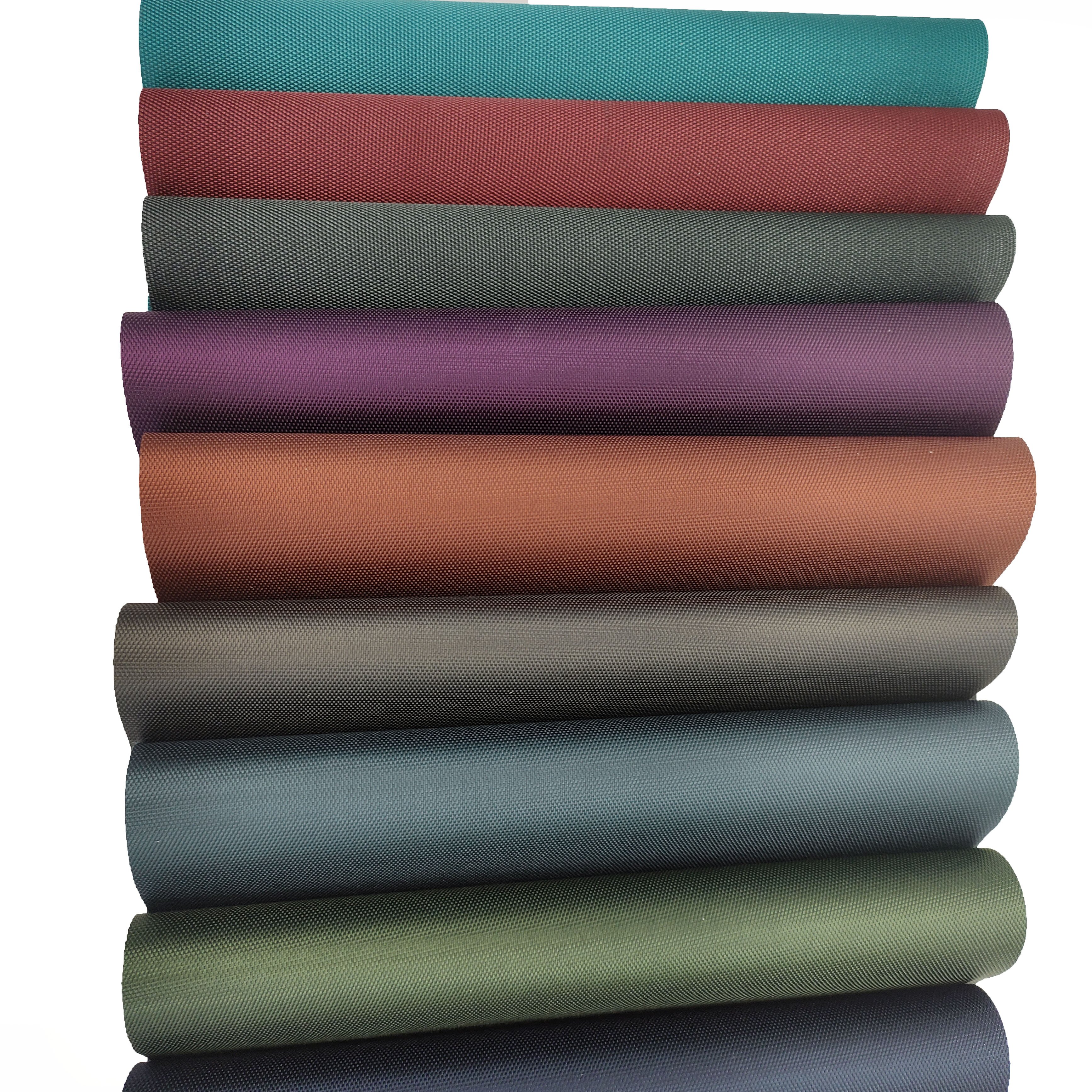 Transparent Bottom Fabric 100% Polyester Cordura Nylon Like Waterproof Lightweight and Breathable Pvc Pu Woven Oxford Fabric