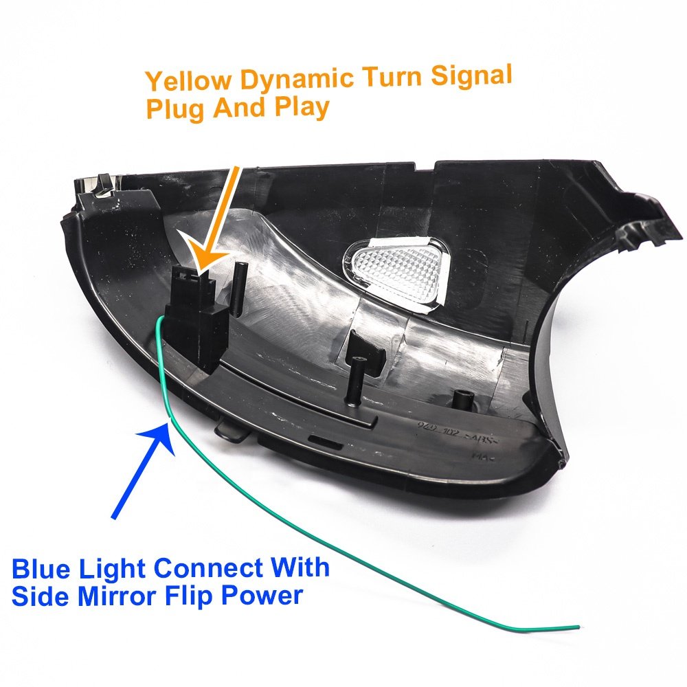 B7 LED Blinker Sequential Turn Signal lamp For Volkswagen B7 Jetta Scirocco Passat CC EOS Beetle Mirror dynamic Indicator Lights
