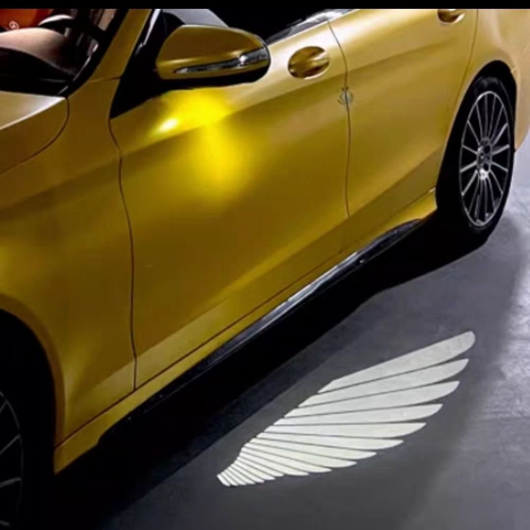 Factory wholesale accessories for other car lights car decoration lights angel wings car light