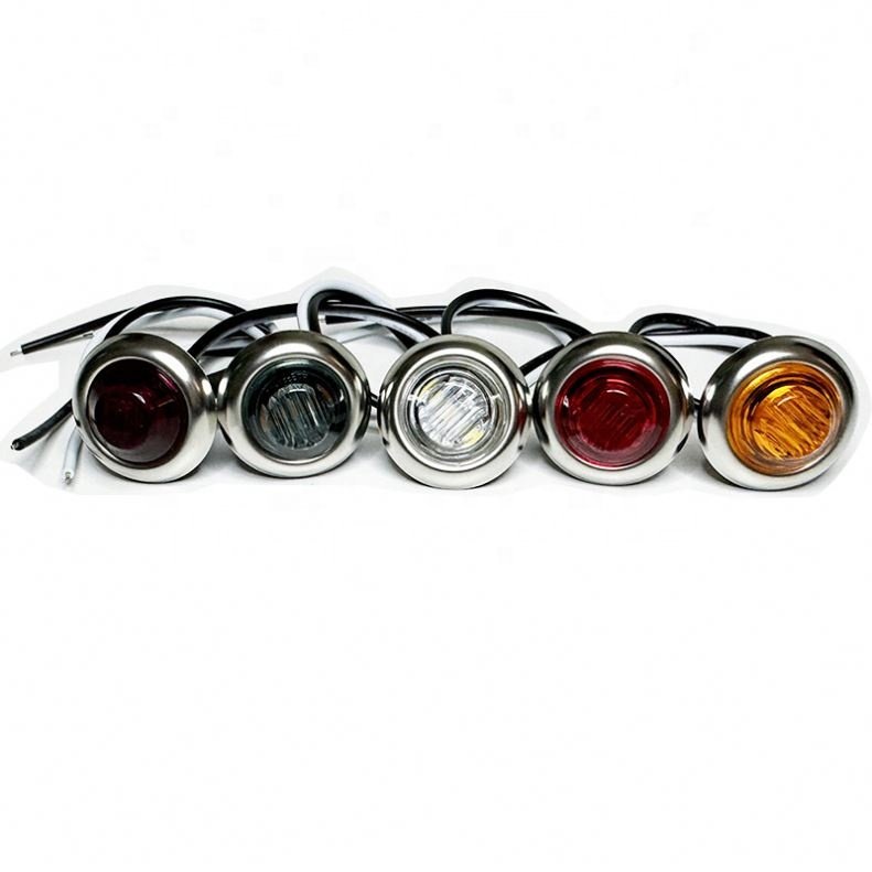 3/4inch led light truck, others car light accessories 12V or 24V, light truck with stainless steel ring