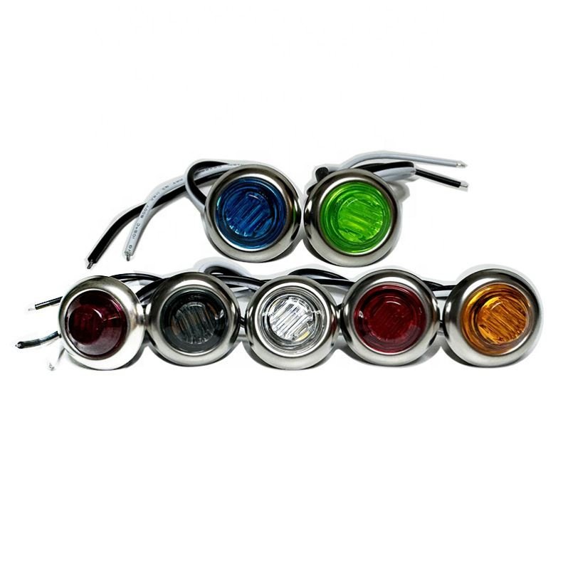 3/4inch led light truck, others car light accessories 12V or 24V, light truck with stainless steel ring