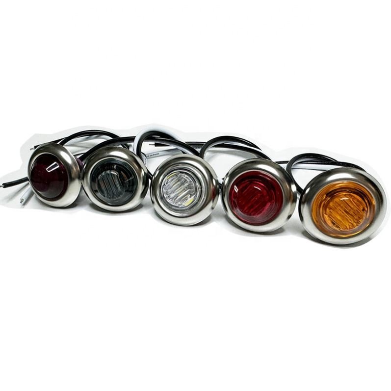 3/4inch led light truck, others car light accessories 12V or 24V, light truck with stainless steel ring