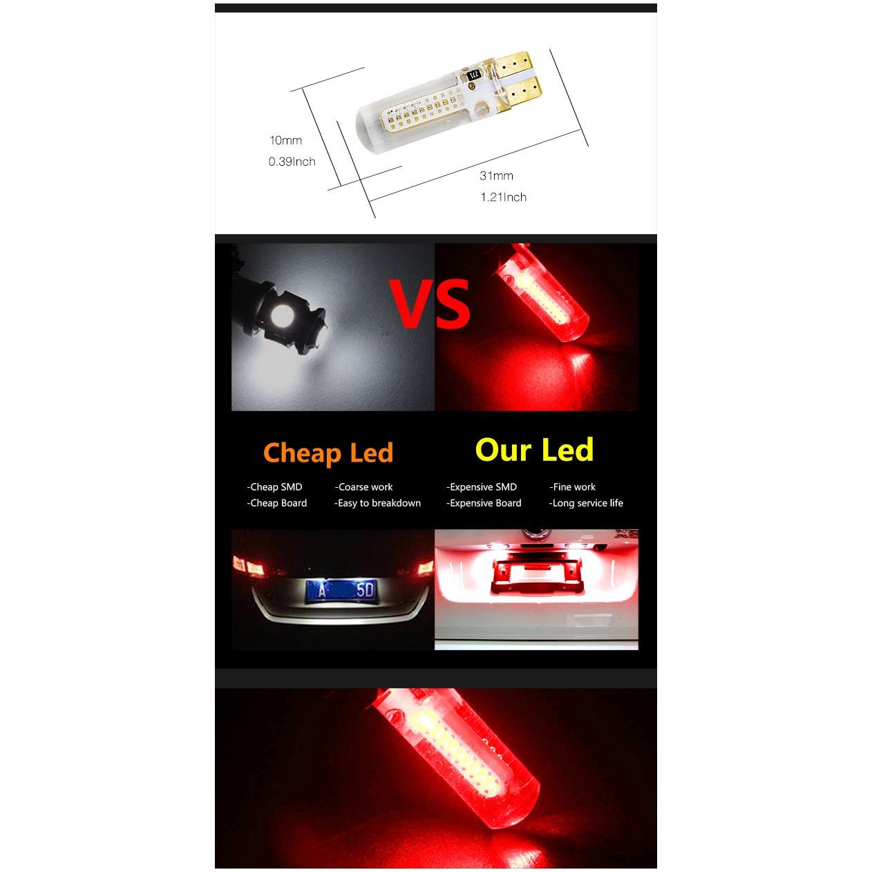 Led Lights For Car faro de moto With Laser 12V Car Roof Emergency Tail Daytime Running H4 24V Glass Neon Car Lights Accessories