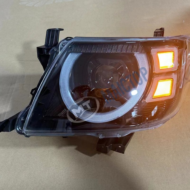 Maictop Car Accessories Facelift Led Faros Headlight Head Lights for Hilux Vigo 2012-2015 55 12V ABS Plastic 5 Sets