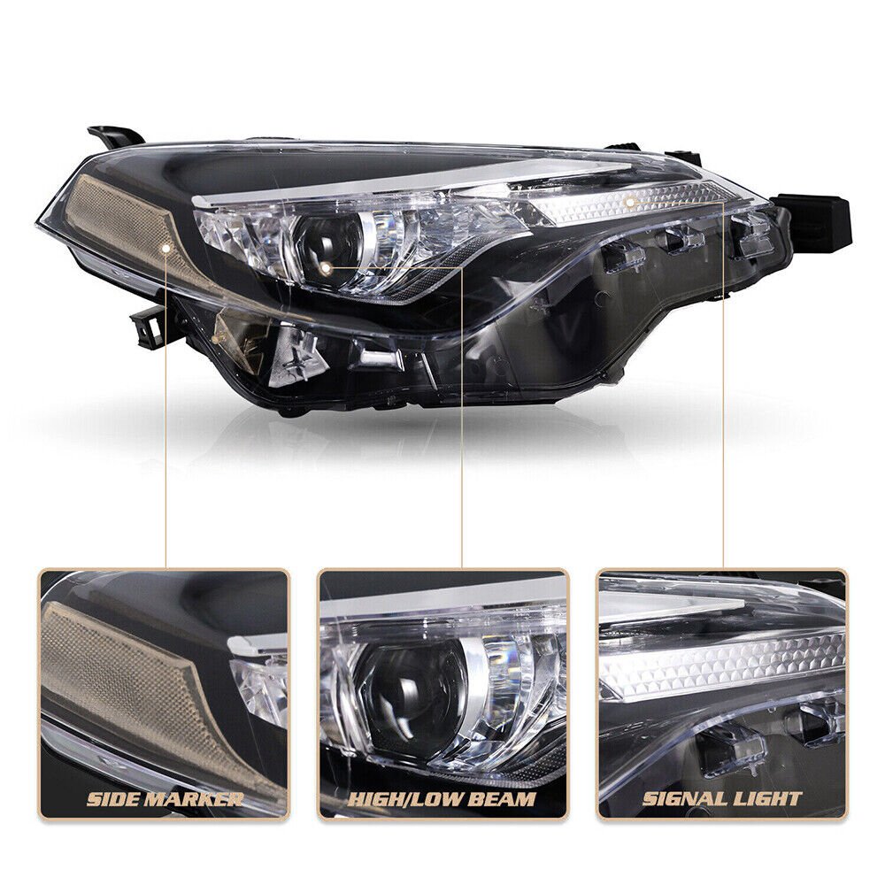 car accessories usa version LED Headlamps For Toyota Corolla L LE 2017 2018 Eco Sedan Headlights others car light accessories