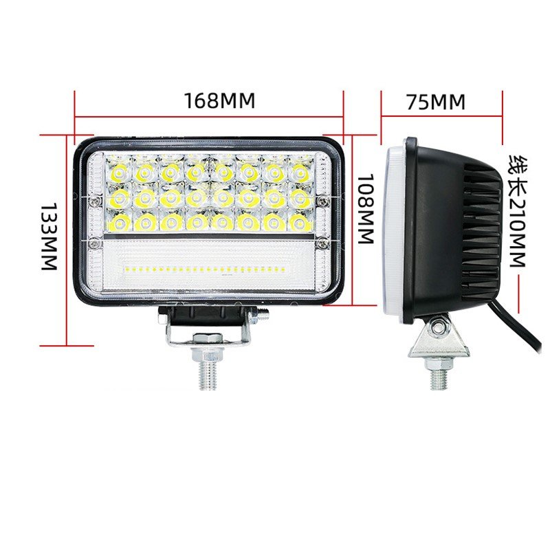 Hot selling NewCar Accessory Day time Running truck Car Amber Engineering Vehicle Offroad 96W Auto Lamp