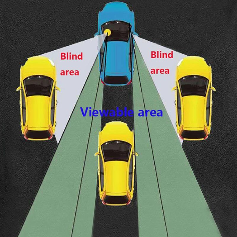 1 pair 2PCS Side Rearview Mirror Blue Glass Lens OEM blind spot light BSA For HONDA CRV USA version 2017-2022 CR-V