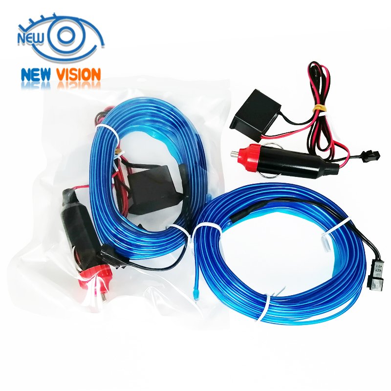 Car EL Band Edge Automobile 12V Led Cold Light Line / Atmosphere Light /Car Interior Decorative Strip Light car accessories