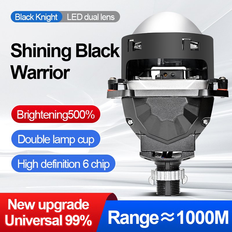 New Custom High Quality Led Headlight Lens 60w 3.0 inch Bi Led Projector Lenses 18000lm 12v H4 Led Car Headlamp Car Accessories