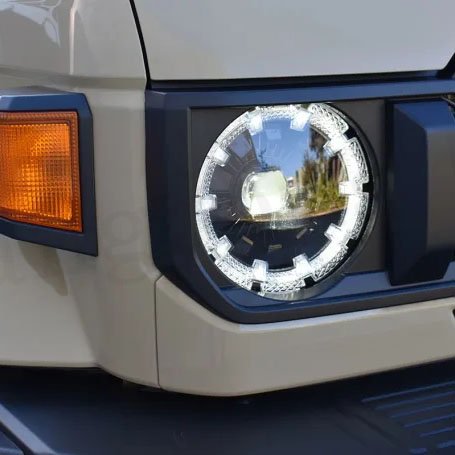 New Products LED Headlights Front Lamp for Toyota Land Cruiser 70 75 76 77 78 79 LC70 LC76 LC78 LC79 2024 Accessories