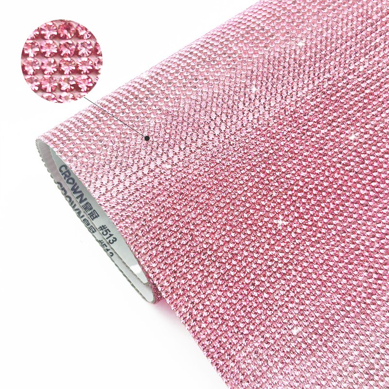 Bling SS6/12*20cm Self Adhesive Glass Rhinestone Sticker Sheets Gem Crystal Mesh Sticker For Car And Gift Decoration