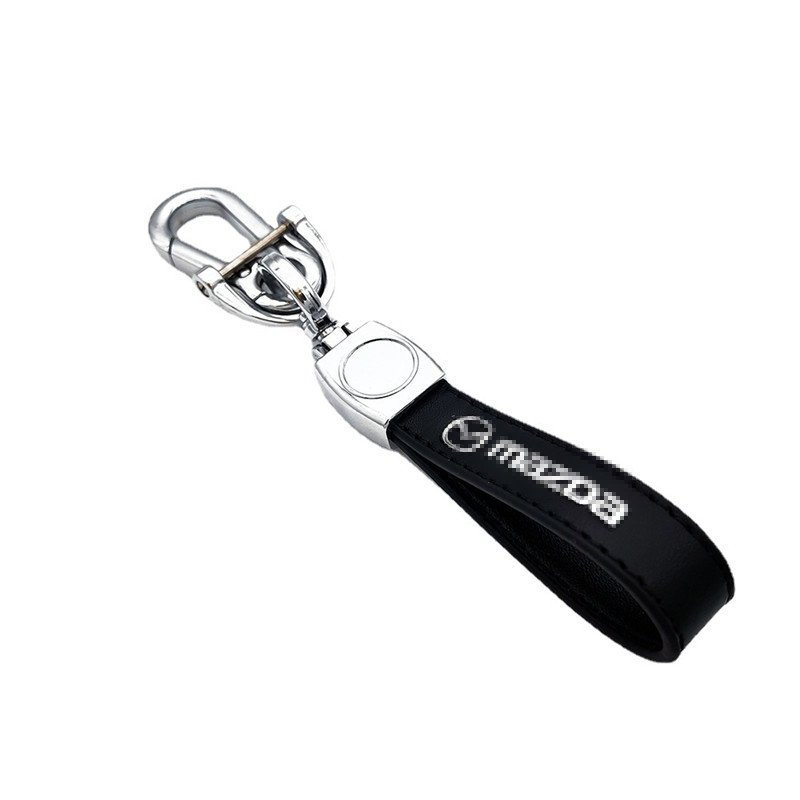 Online Customization Wholesale Manufacturers Custom Light Luxury Leather Car Logo Keychain For Car