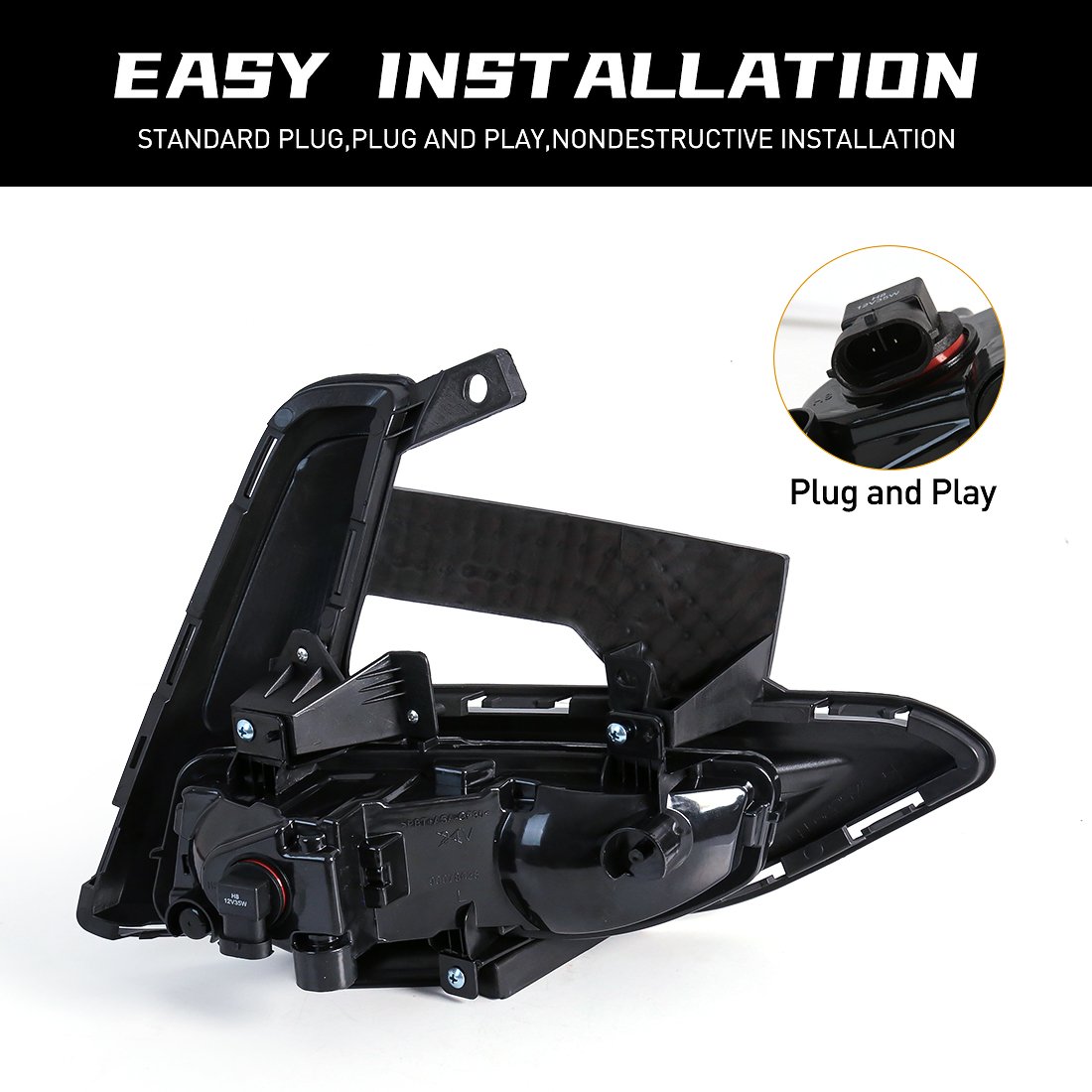 Wholesale Car Front Fog Light Kit for Nissan Sentra Sylphy 2019 2020 2021 Car Headlight Halogen Bulb light for car