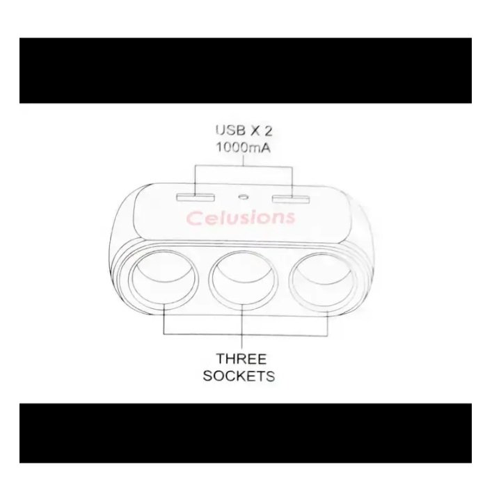 Wholesale Quality Bluetooth Car USB Socket Bulk Package Connects 3 Socket Type 1512 EV Charger and Wallbox