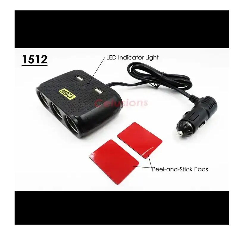 Wholesale Quality Bluetooth Car USB Socket Bulk Package Connects 3 Socket Type 1512 EV Charger and Wallbox
