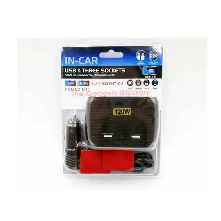 Wholesale Quality Bluetooth Car USB Socket Bulk Package Connects 3 Socket Type 1512 EV Charger and Wallbox