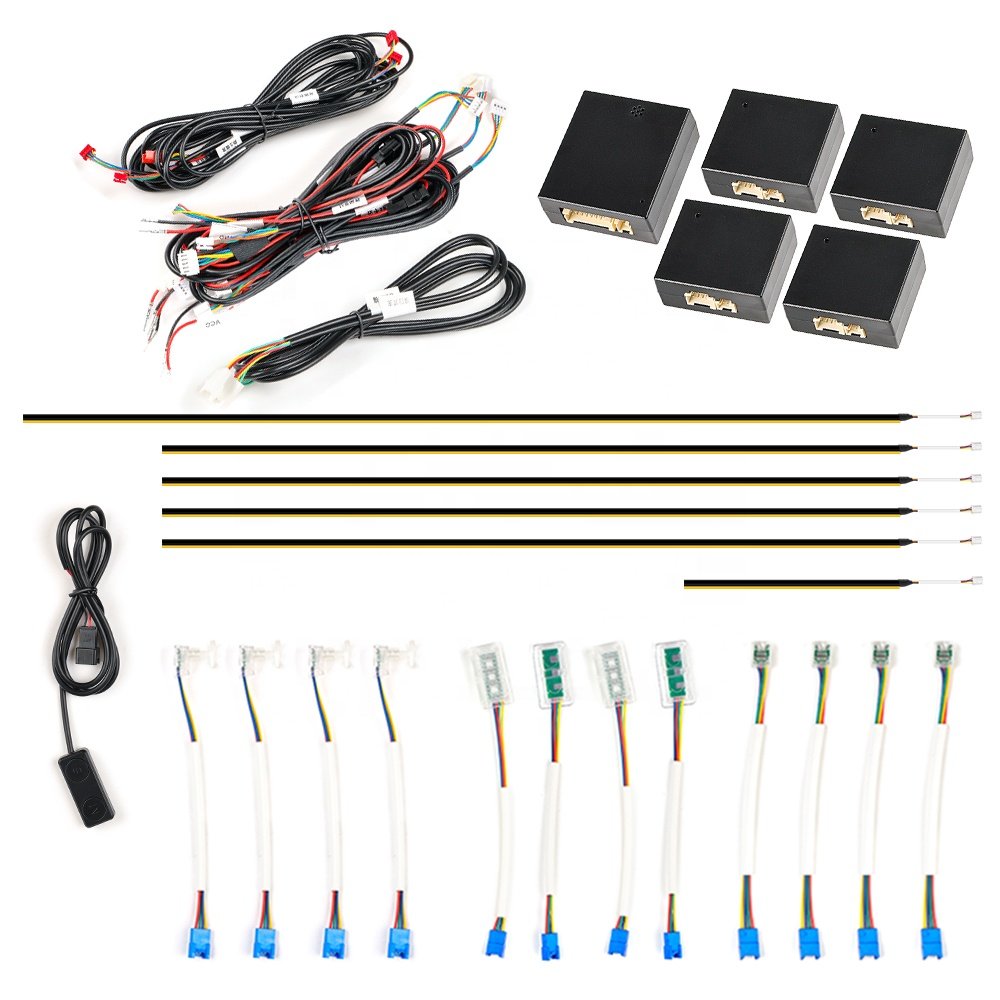 2024 New Universal 18 in 1 Environmental Lighting Interior Decoration Upgrade Automotive LED Environmental Lighting System