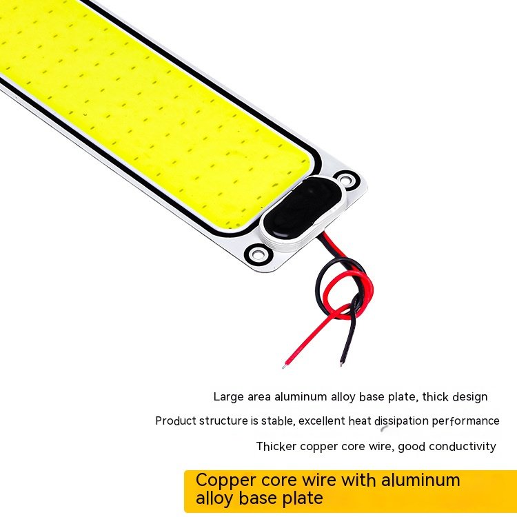 COB Auto Reading Lamps 12V-24V 108SMD With Switch Car Interior Dome Lamp Accessories Super Bright Truck SUV Led Panel Roof Light