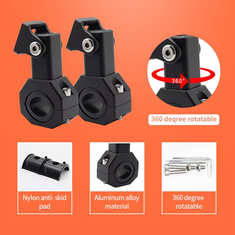 Spotlights Mount Bracket Brackets Parts 29mm 88mm Stand Fixed Lamp Holder Support for Motorcycle other car light accessories