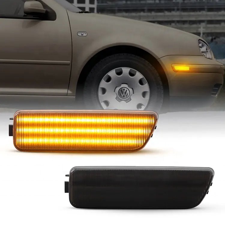 Front Bumper LED Side Marker Light for VW GOLF MK4 GTI R32 MK4 JETTA MK4 CABRIO Accessories