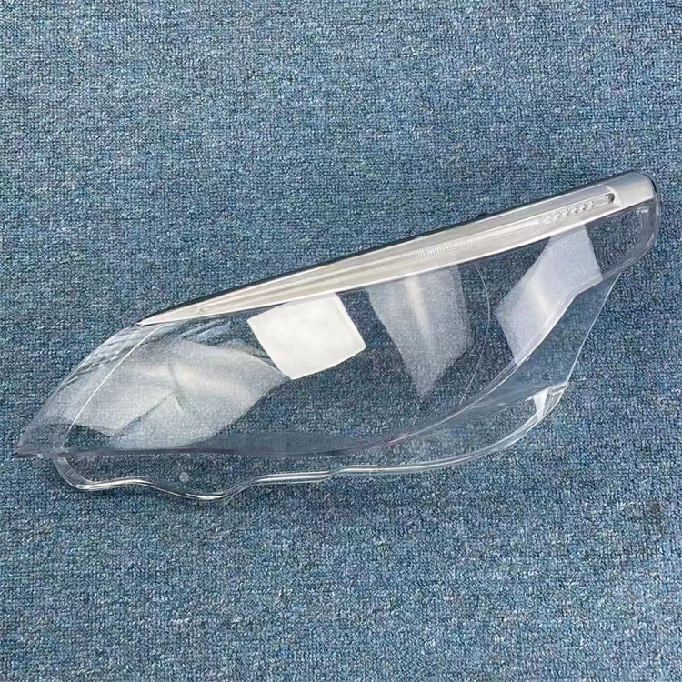 Car headlight glass lens cover for BMW 5 Series E60/E61/LCI 2004-2010 Year with strip accessories headlight glass headlight lens