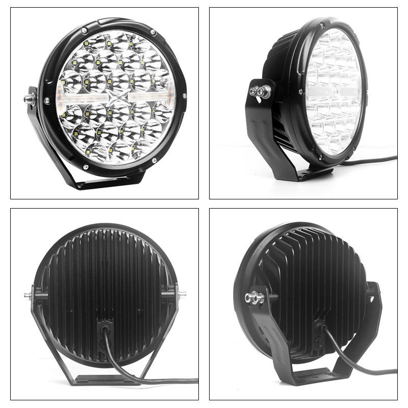 Others Car Light Accessories 7 inch laser driving light 12V 24V 140W round driving lights For Offroad atv 4x4 trailer