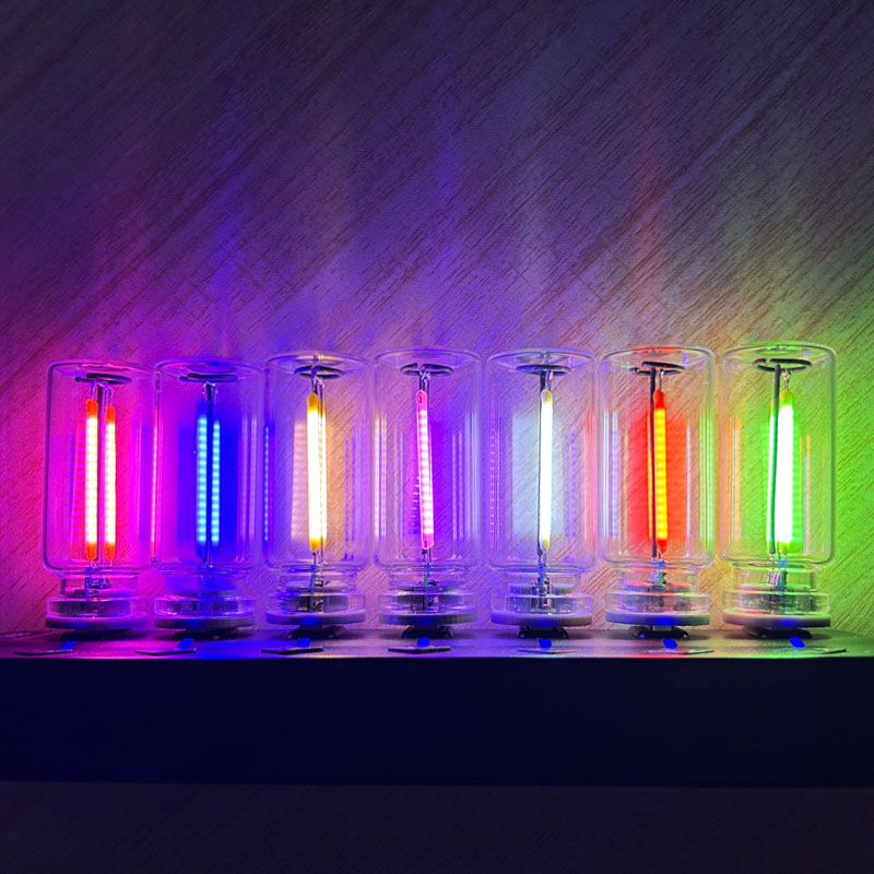 Creative USB retro tungsten night light car atmosphere light mood bedroom bedside energy-saving night sleep light