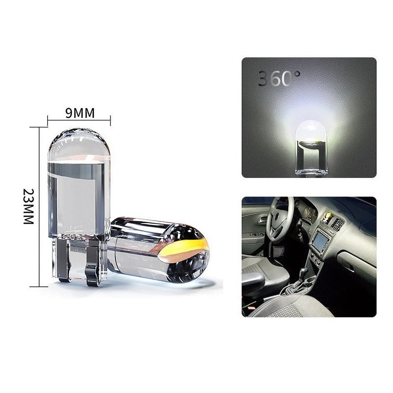 T10 Led Light Bulb T10 W5w T15 W16w Tail Reverse Light 6000k White 12v For Car Accessories