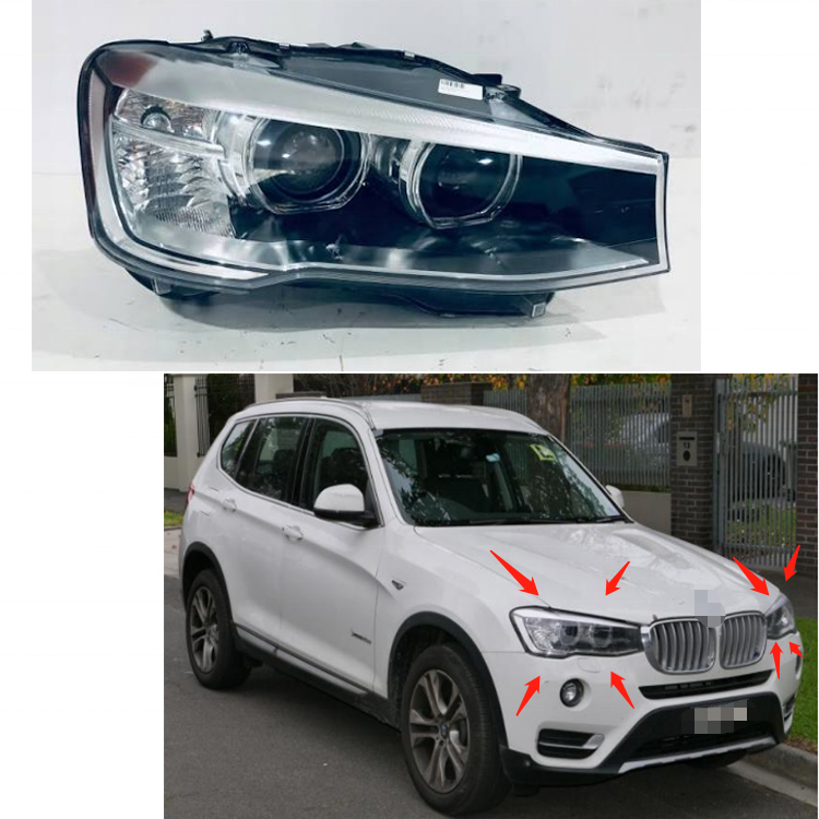 Car LED Headlamps 2015 2016 E90 Headlight for BMW X3 2014 2017