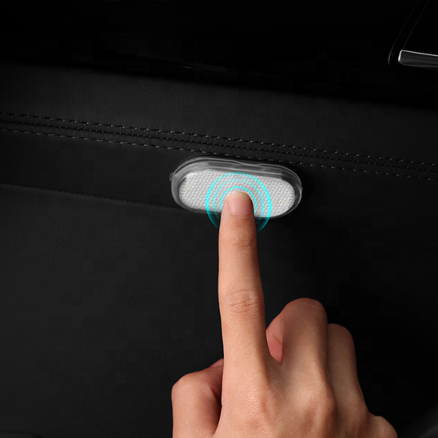 Car Interior LED Light Atmosphere Light Colorful Sensor Wiring-free Lamp Wireless Car Modification Decoration Touch Accessories