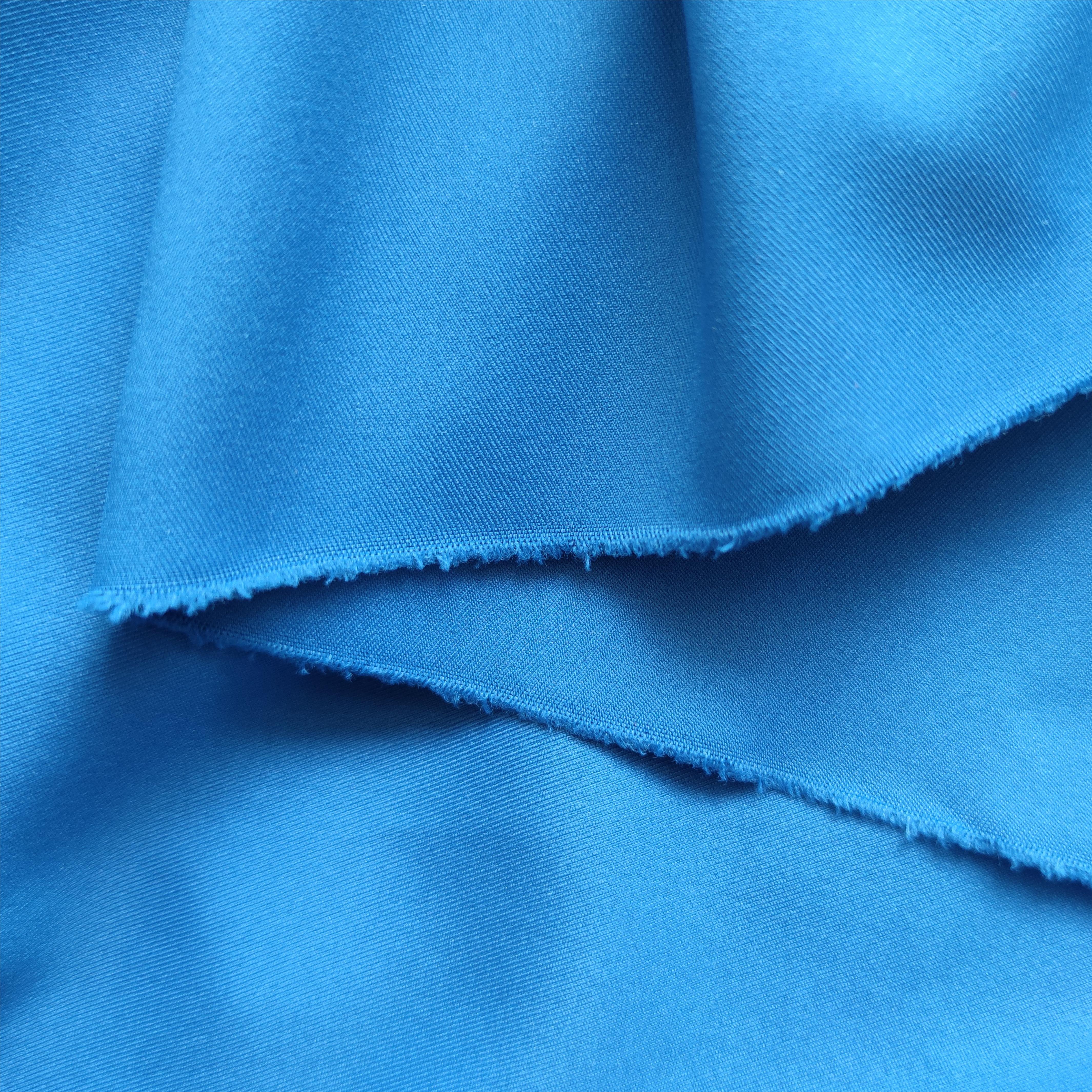 Customized high quality 100% polyester twill 4-sided stretch waterproof oilproof and antisoil agents men's pants garment fabric