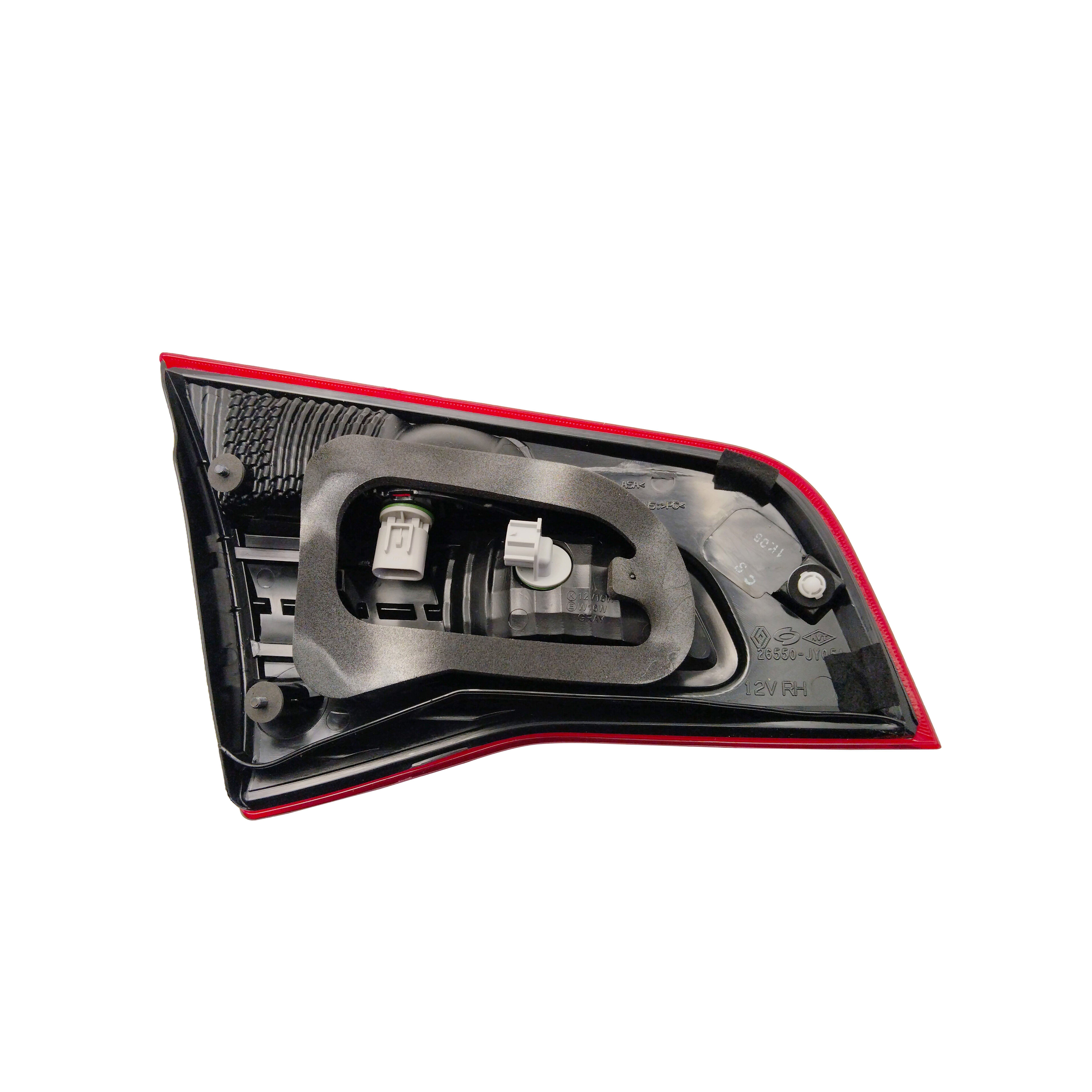 DRIVER SIDE REAR INNER TAIL LIGHT.26550JY05A.KoleosQM5.For Renault's Koleos.LAMP REAR COMBINATION INSIDE.RH.Renault Parts.