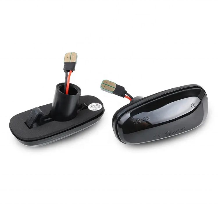 Smoked Lens LED Turn Signal Lamp Front Fender Side Marker for Opel Zafira A Astra G Accessories